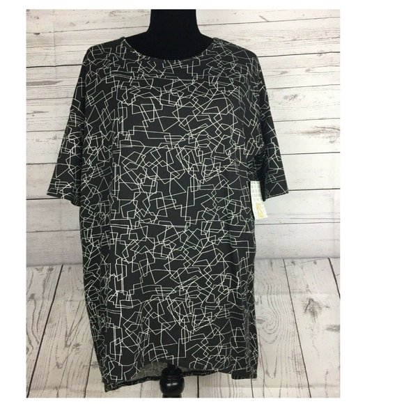 Women's Top Casual LULAROE Irma Geometric Pattern Size XS - Picture 1 of 5